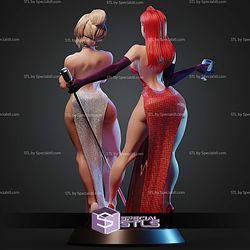 Jessica Rabbit and Holly Would 