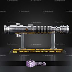 Aayla Secura Lightsaber 122mm STL Files