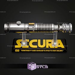 Aayla Secura Lightsaber 122mm STL Files