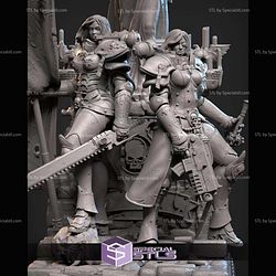 Adepta Sororitas Diorama STL Files