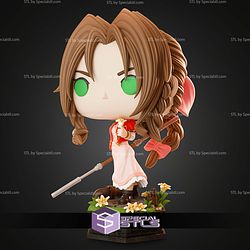 Aerith Final Fantasy Funko 129mm STL Files