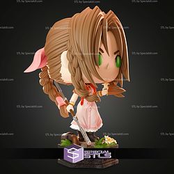 Aerith Final Fantasy Funko 129mm STL Files