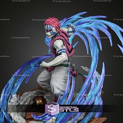 Akaza Demon Slayer Diorama 290mm STL Files