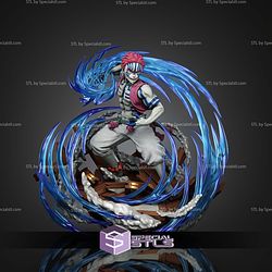 Akaza Demon Slayer Diorama 290mm STL Files