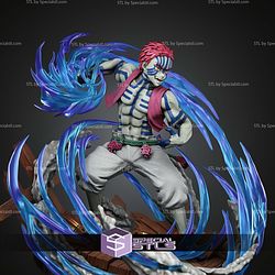 Akaza Demon Slayer Diorama 290mm STL Files