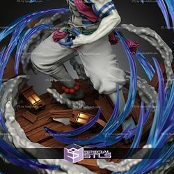 Akaza Demon Slayer Diorama 290mm STL Files