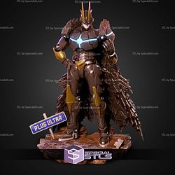 All Might Armored 350mm STL Files