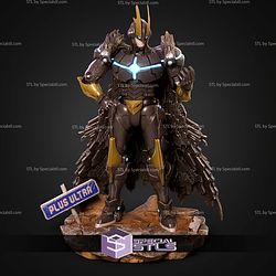 All Might Armored 350mm STL Files