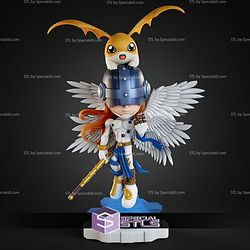 Angemon And Patamon Chibi STL Files