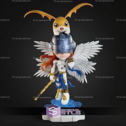 Angemon And Patamon Chibi STL Files