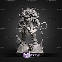 Angron WH40K STL Miniatures
