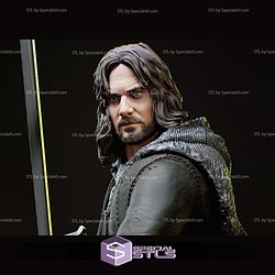 Aragorn Lord Of The Rings Bust STL Files