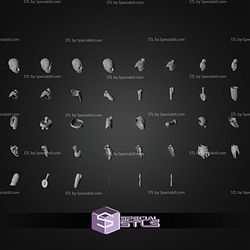 Arcann Thexan Articulated Action Figure 1 12 STL Files