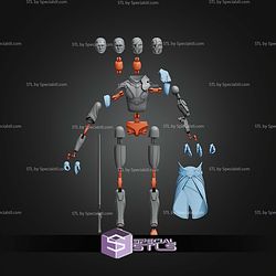 Arcann Thexan Articulated Action Figure 1 12 STL Files