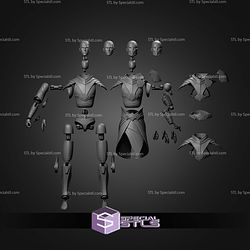 Arcann Thexan Articulated Action Figure 1 12 STL Files