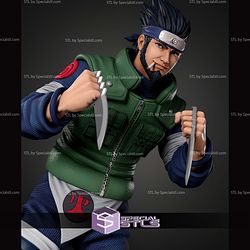 Asuma Sarutobi Naruto Shippuden 390mm STL Files