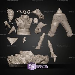 Asuma Sarutobi Naruto Shippuden 390mm STL Files