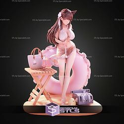 Atago Azur Lane Pink 250mm STL Files