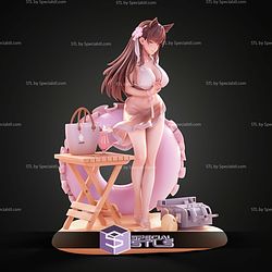 Atago Azur Lane Pink 250mm STL Files