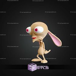 Basic STL Files Ren Ren and Stimpy Show Multipart