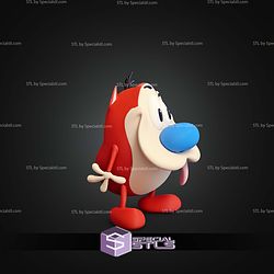 Basic STL Files Stimpy Ren and Stimpy Show Multipart