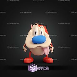 Basic STL Files Stimpy Ren and Stimpy Show Multipart