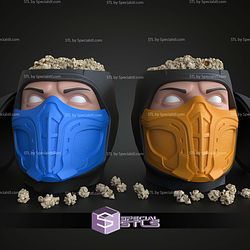 Basic STL Files Subzero X Scorpion Mortal Kombat Palomera