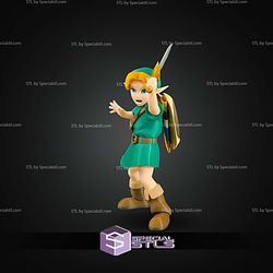 Basic STL Files Young Link Zelda Multipart