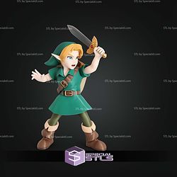 Basic STL Files Young Link Zelda Multipart