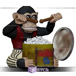 Basic STL Pop Corn Pochoclera Monkey