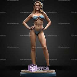 Beach Outfit Girl Smile On Beach STL Files