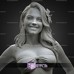 Beach Outfit Girl Smile On Beach STL Files
