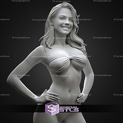 Beach Outfit Girl Smile On Beach STL Files