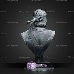 Big Boss Metal Gear Cigarette Bust 143mm STL Files