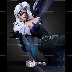 Black Cat Marvel Rivals 229mm STL Files