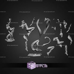 Black Cat Marvel Rivals 229mm STL Files