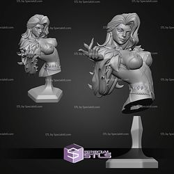 Black Cat Marvel Rivals Bust 88mm STL Files