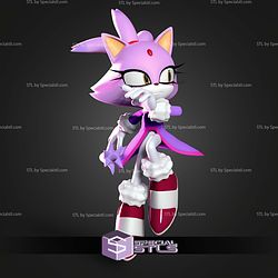 Blaze The Cat Sonic STL Files