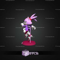 Blaze The Cat Sonic STL Files