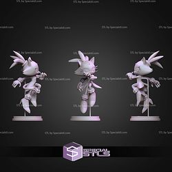Blaze The Cat Sonic STL Files