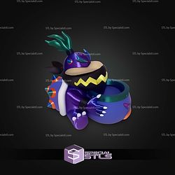 Bowser Jr Wonder Palomera Popcorn Bucket STL Files