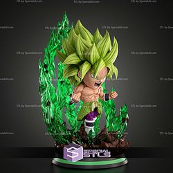 Broly Chibi 150mm STL Files