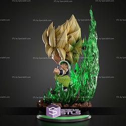 Broly Chibi 150mm STL Files