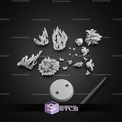 Broly Chibi 150mm STL Files