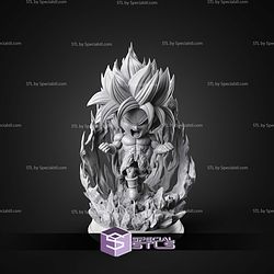 Broly Chibi 150mm STL Files
