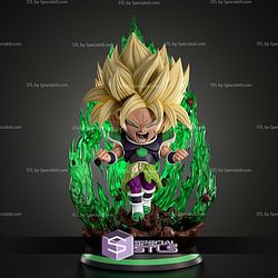 Broly Chibi 150mm STL Files