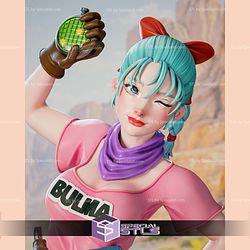 Bulma Dragon Ball 300mm STL Files