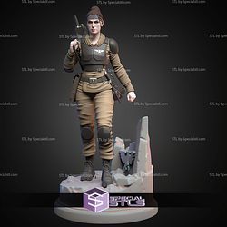 Cadian Guardswoman WH40K STL Miniatures