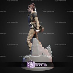 Cadian Guardswoman WH40K STL Miniatures