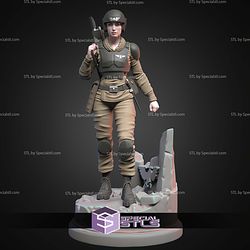 Cadian Guardswoman WH40K STL Miniatures